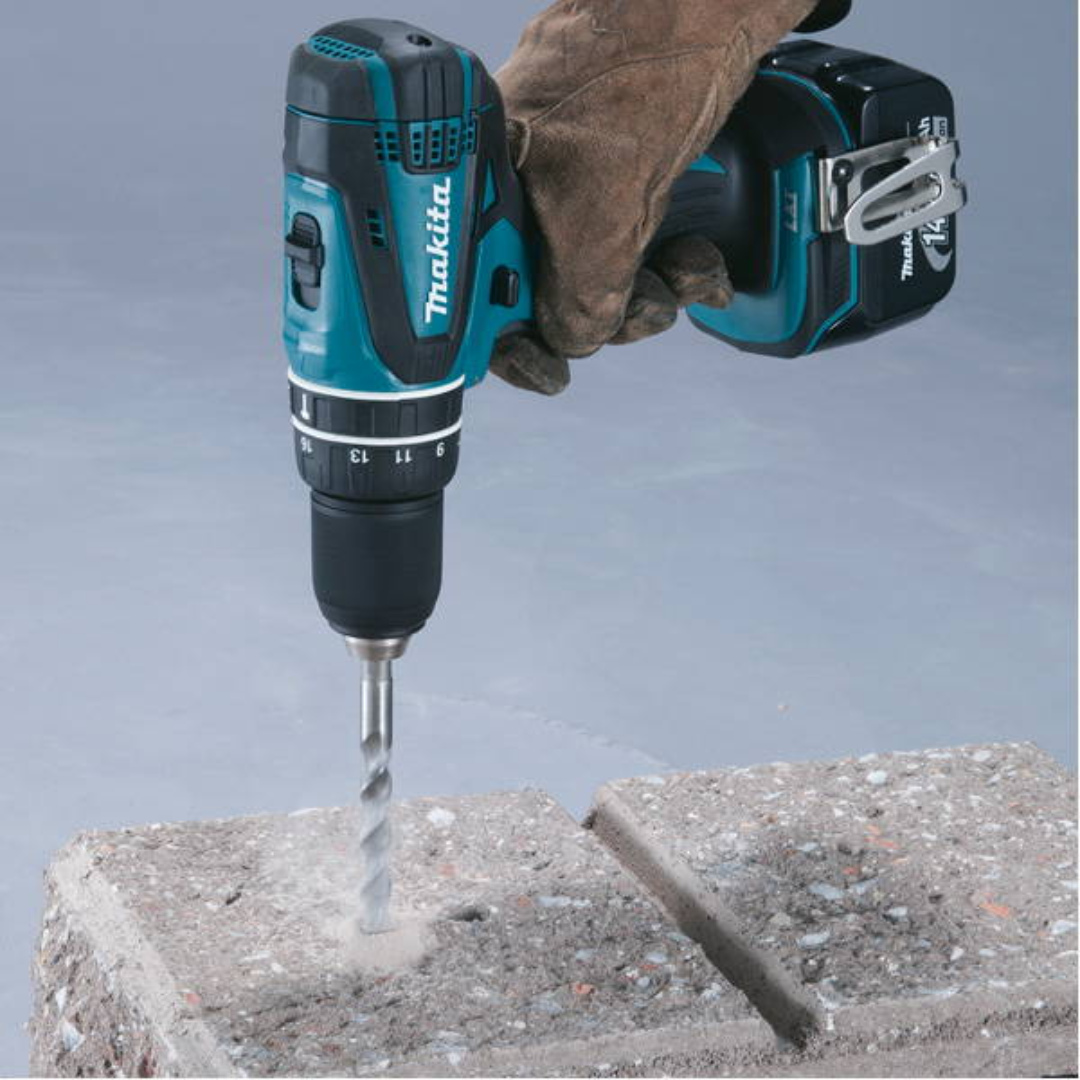 Kit Makita Original | Taladro Inalámbrico con Pistola de Impacto + 26 Accesorios + 2 Baterias