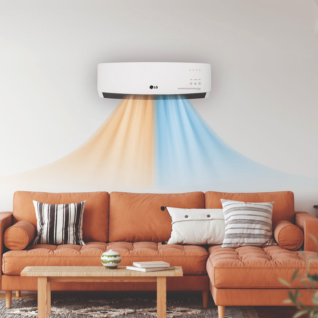 Mini LG Dual | Aire acondicionado portátil, frío y calor, no necesita condensador.